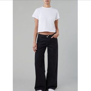 Still Here New York Cool Jeans in Washed Black, sz 25